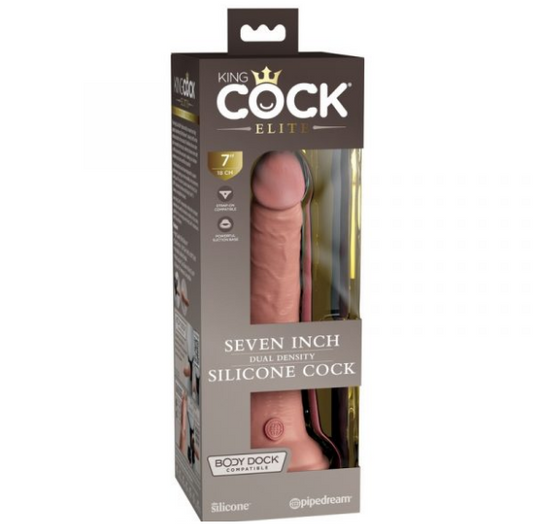 King Cock Elite 7” Silicone Cock Light