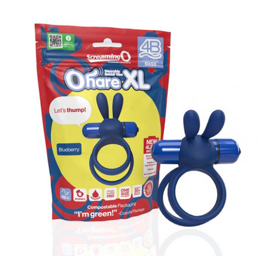 Screaming O 4B Ohare XL vibrating rabbit cock ring