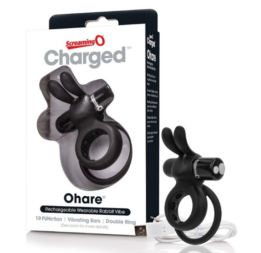 Charged Ohare Vooom Mini Vibe – Rechargeable wearable rabbit vibrator with dual rings