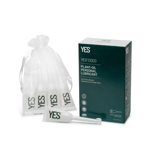YES COCO Organic Oil-Based Lubricant – 6 x 5 mL Applicators