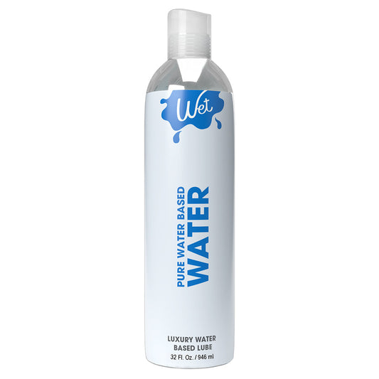 Wet Pure Water Based Lubricant – 32 oz / 946 ml