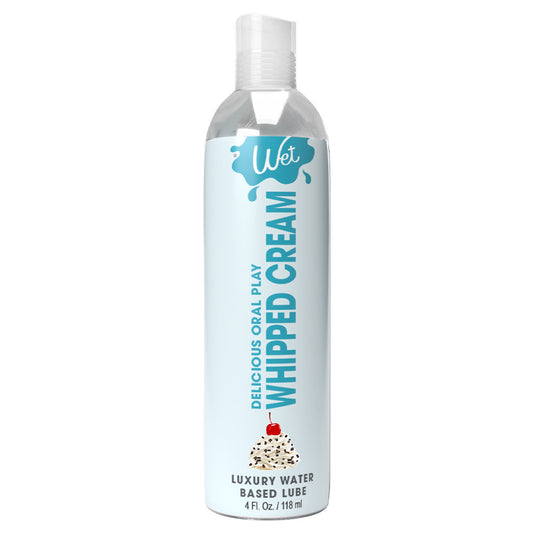 Wet Whipped Cream Flavored Lubricant – 4 oz / 118 mL