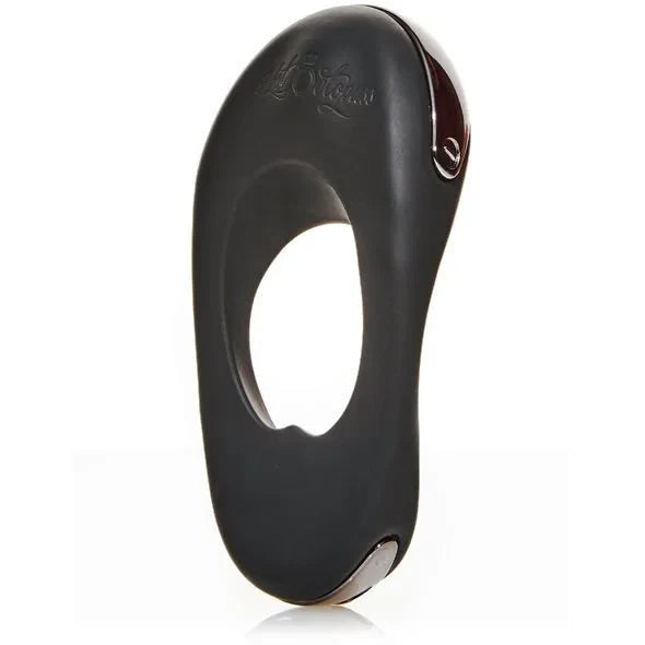 Hot Octopuss Atom Plus Cock Ring – dual-motor vibrating ring in black