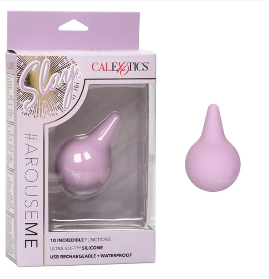 CalExotics Slay ArouseMe Purple – Compact Rechargeable Silicone Vibrator | PurpleNight.ca