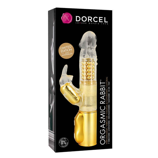 Dorcel Orgasmic Rabbit Vibrator with rotating beads and clitoral stimulator