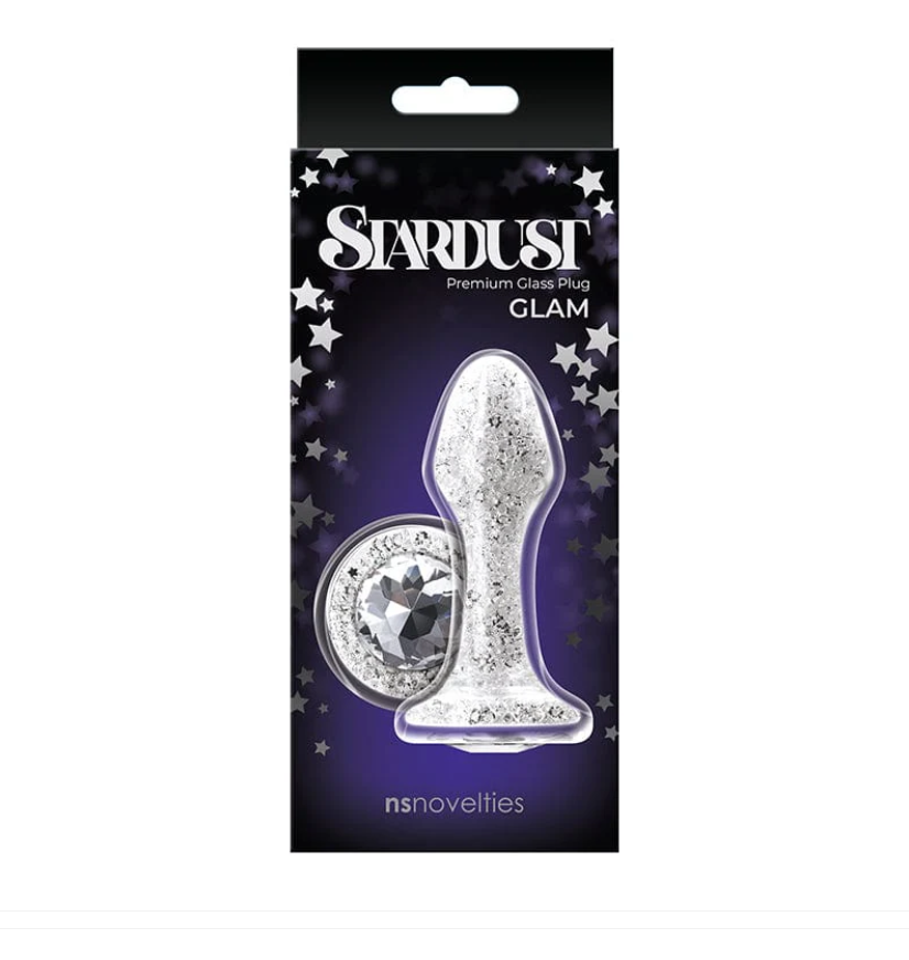 NS Stardust Glam Brilliant Crystal Plug in White