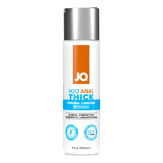 JO H2O Anal Thick – Extra Cushion Water-Based Lube – 4 oz / 120 mL