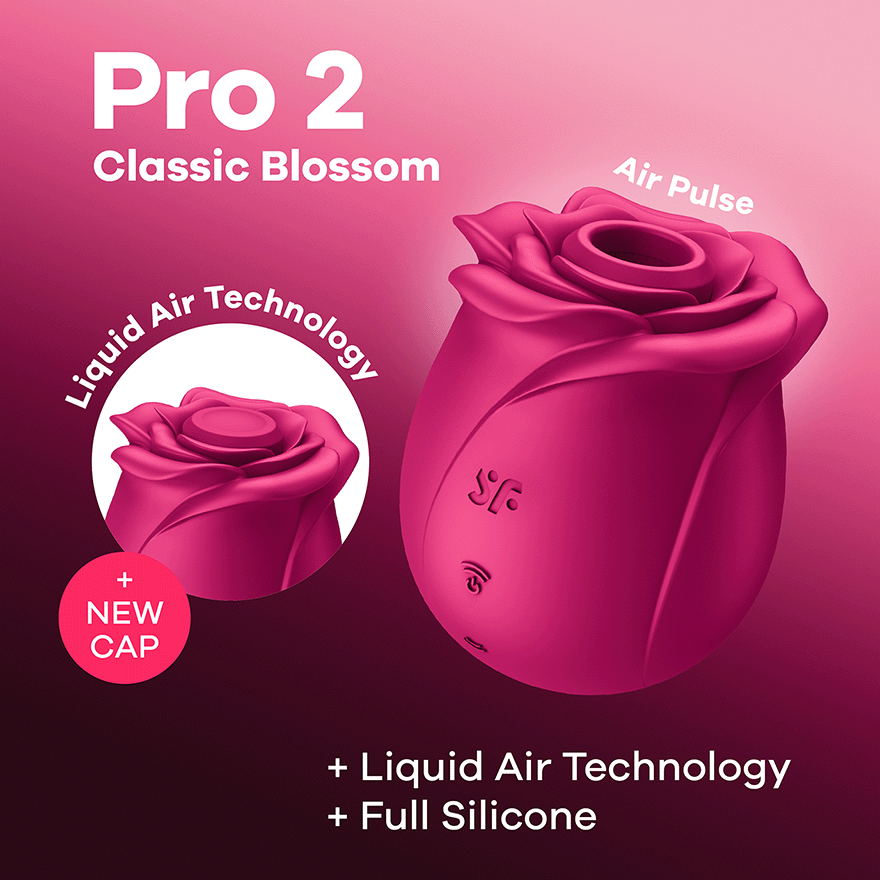 Romantic air pulse clitoral stimulator – beginner-friendly and giftable