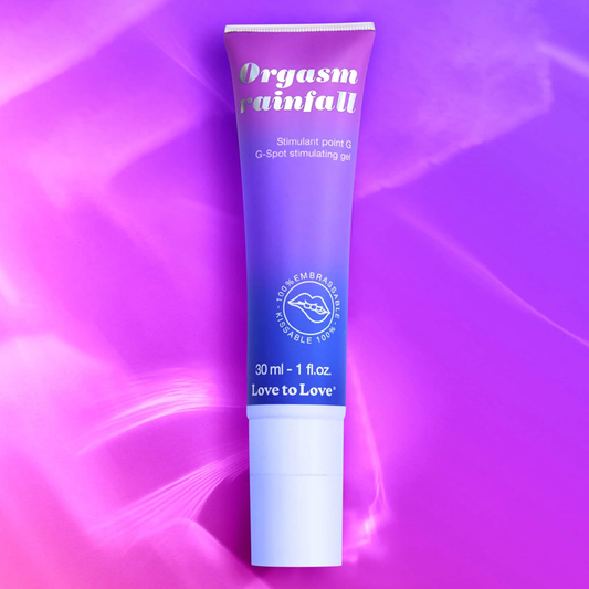 Orgasm Rainfall G-spot stimulating gel with hot-cold formula