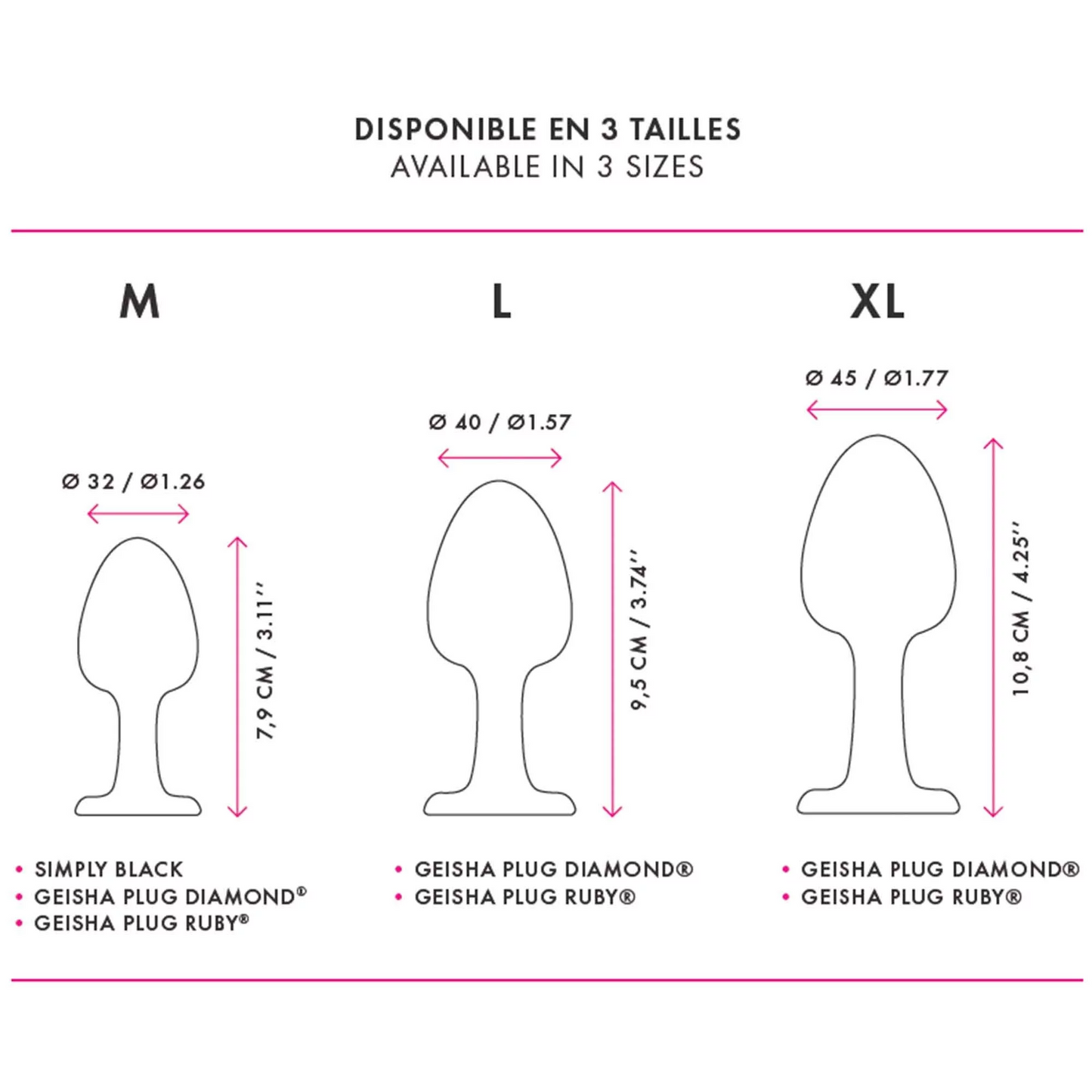 Dorcel Geisha Plug Ruby – Sensation-Enhancing Anal Plug