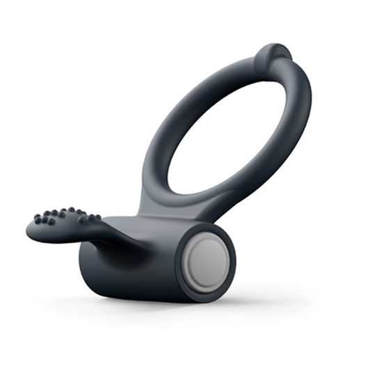 Dorcel Power Clit Cock Ring - Black