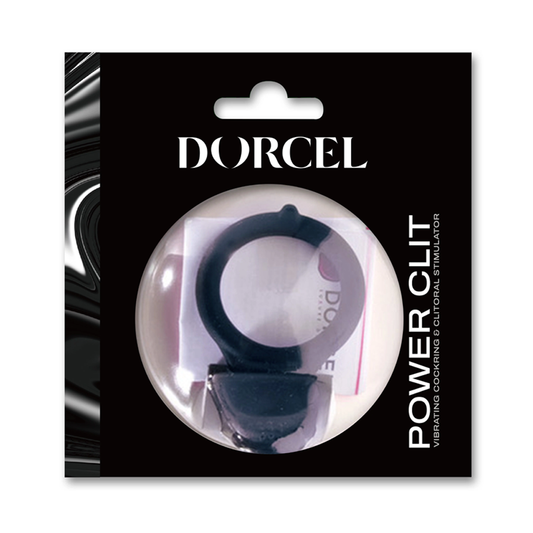 Dorcel Power Clit Cock Ring - Black