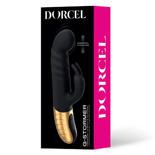 Dorcel G-Stormer Rabbit Vibrator with curved G-spot tip and dual arms