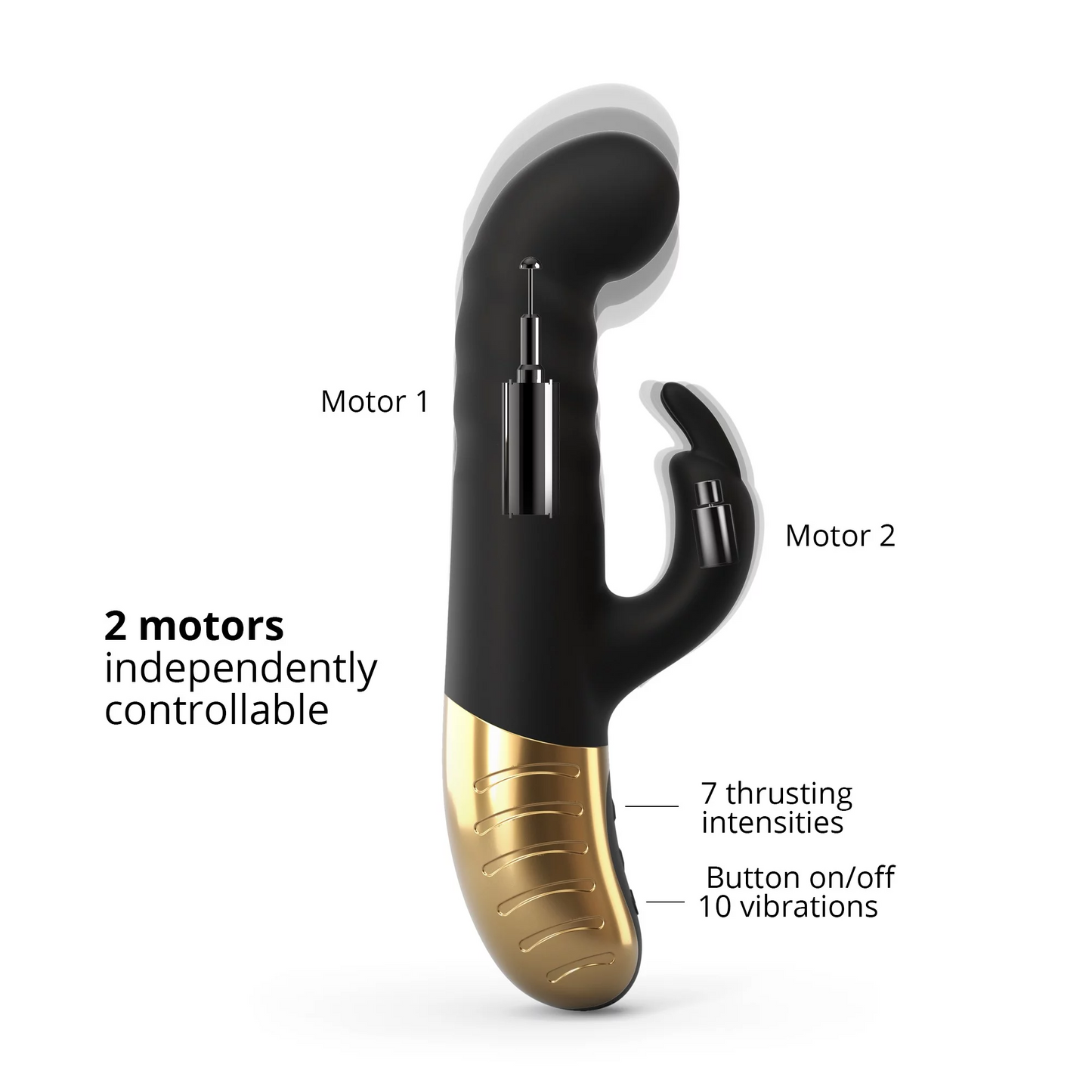 Dorcel G-Stormer Rabbit Vibrator – Ergonomic Thrusting G-Spot Vibe