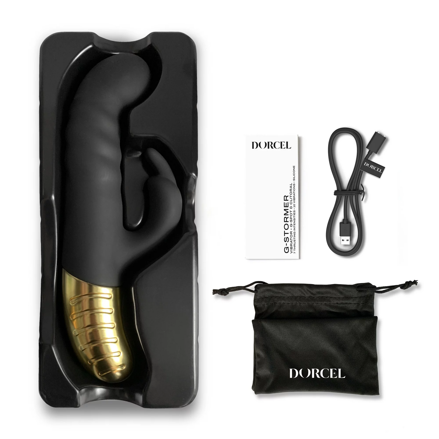 Dorcel G-Stormer Rabbit Vibrator – Ergonomic Thrusting G-Spot Vibe