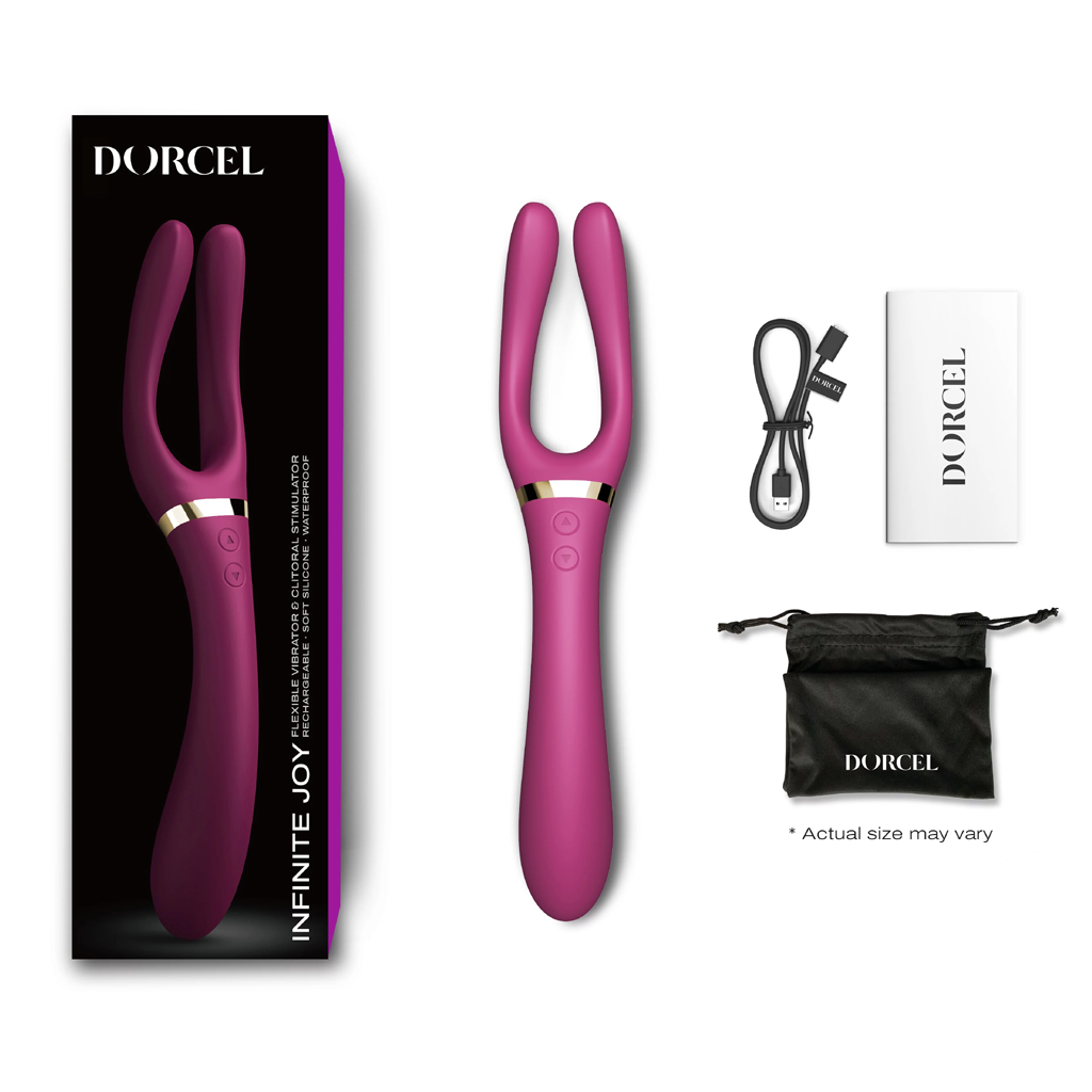 Dorcel Infinite Joy Flexible Vibrator with 360° bendable arms