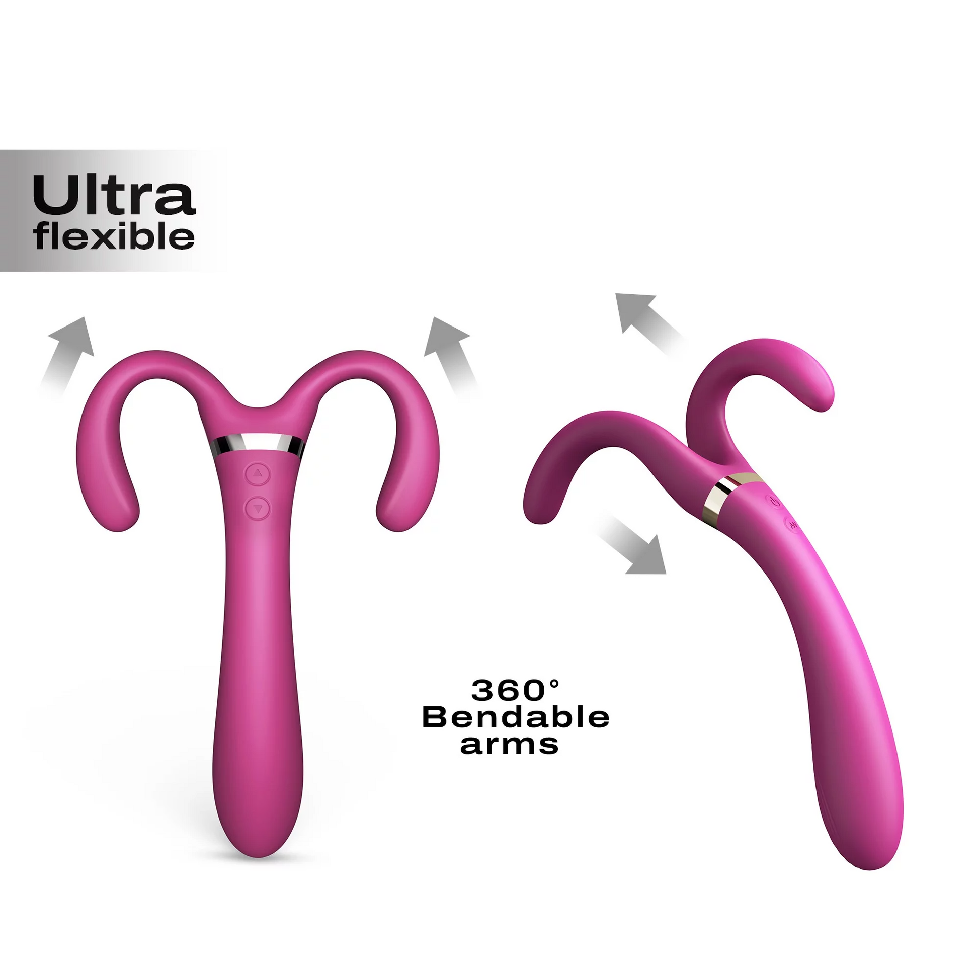 Dorcel Infinite Joy Flexible Vibrator with 360° bendable arms