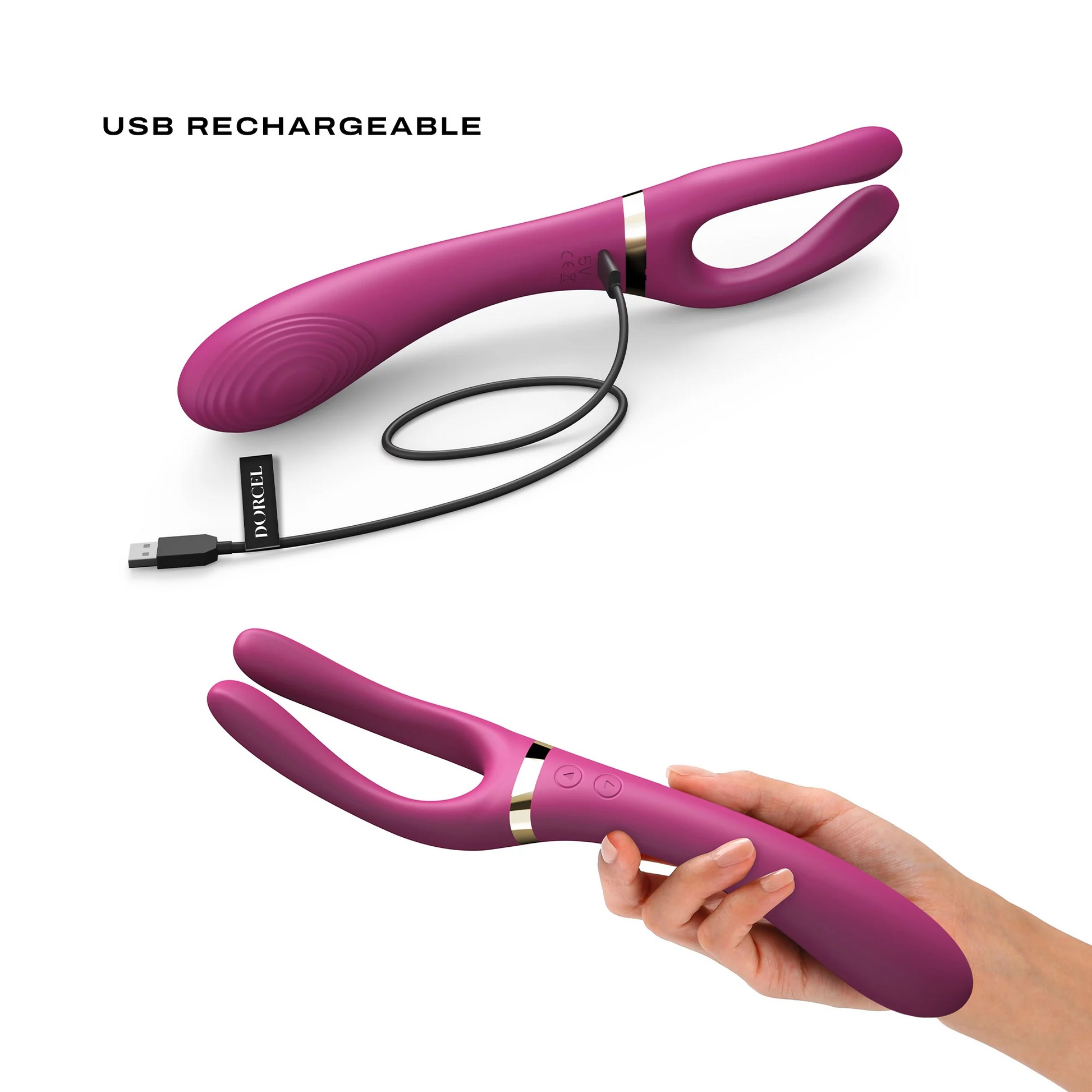 Dorcel Infinite Joy Flexible Vibrator with 360° bendable arms