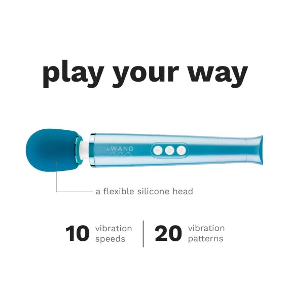 Close-up of control interface and body-safe silicone head