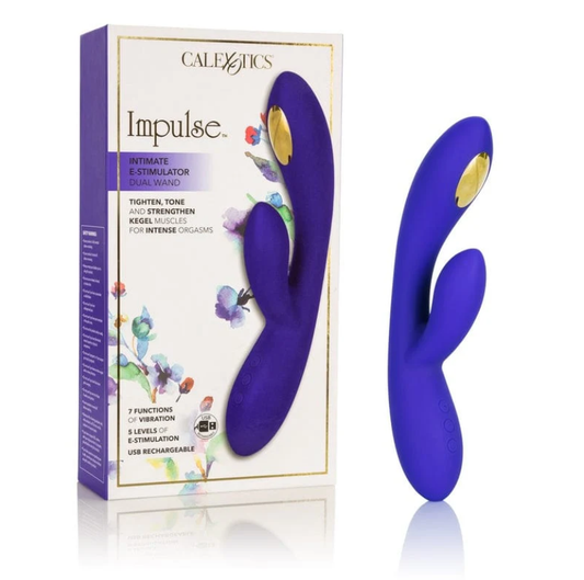 CalExotics Impulse E-Stimulator Dual Wand – Electro Rabbit Vibrator | PurpleNight.ca