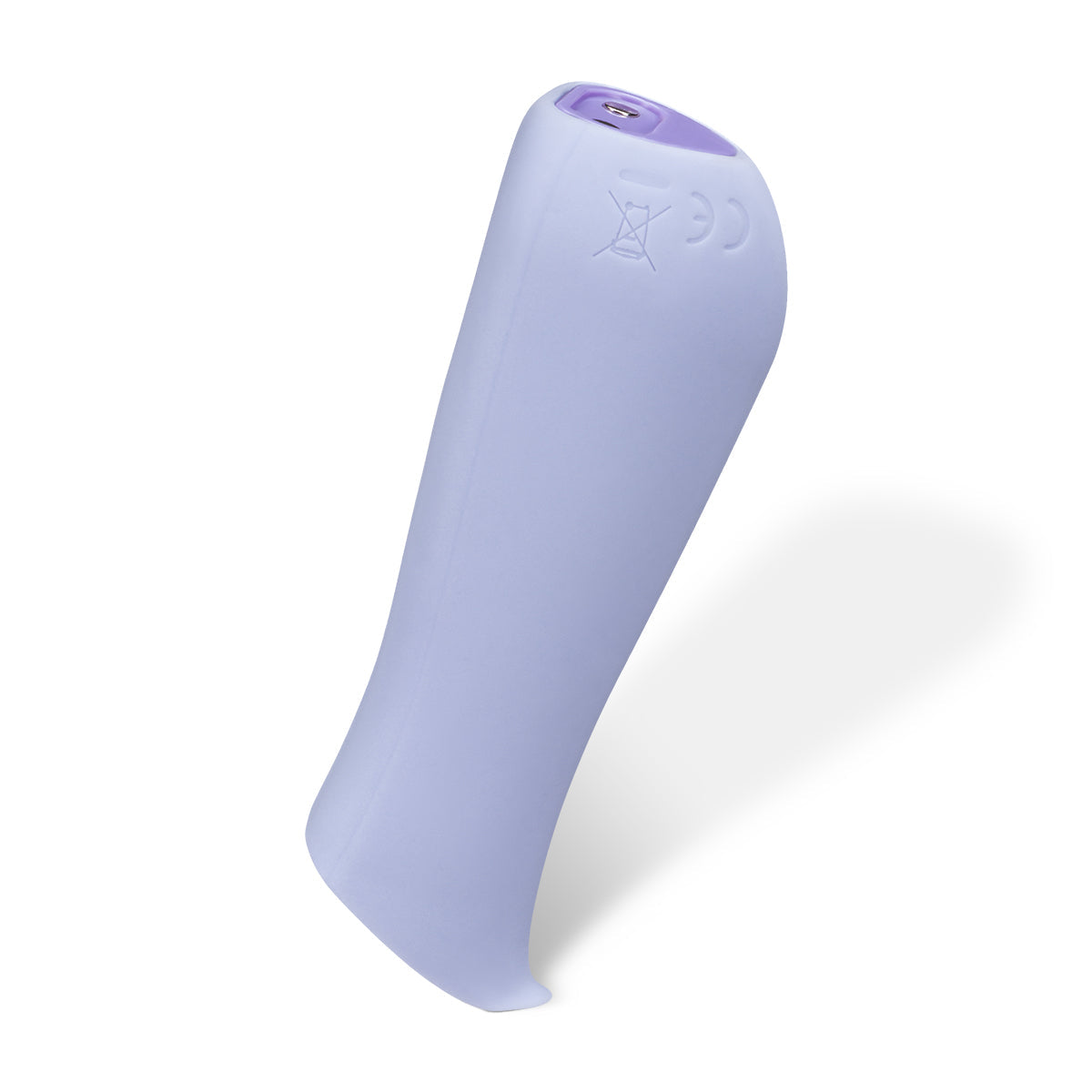 Dame Kip lavender clitoral vibrator with lipstick-inspired shape