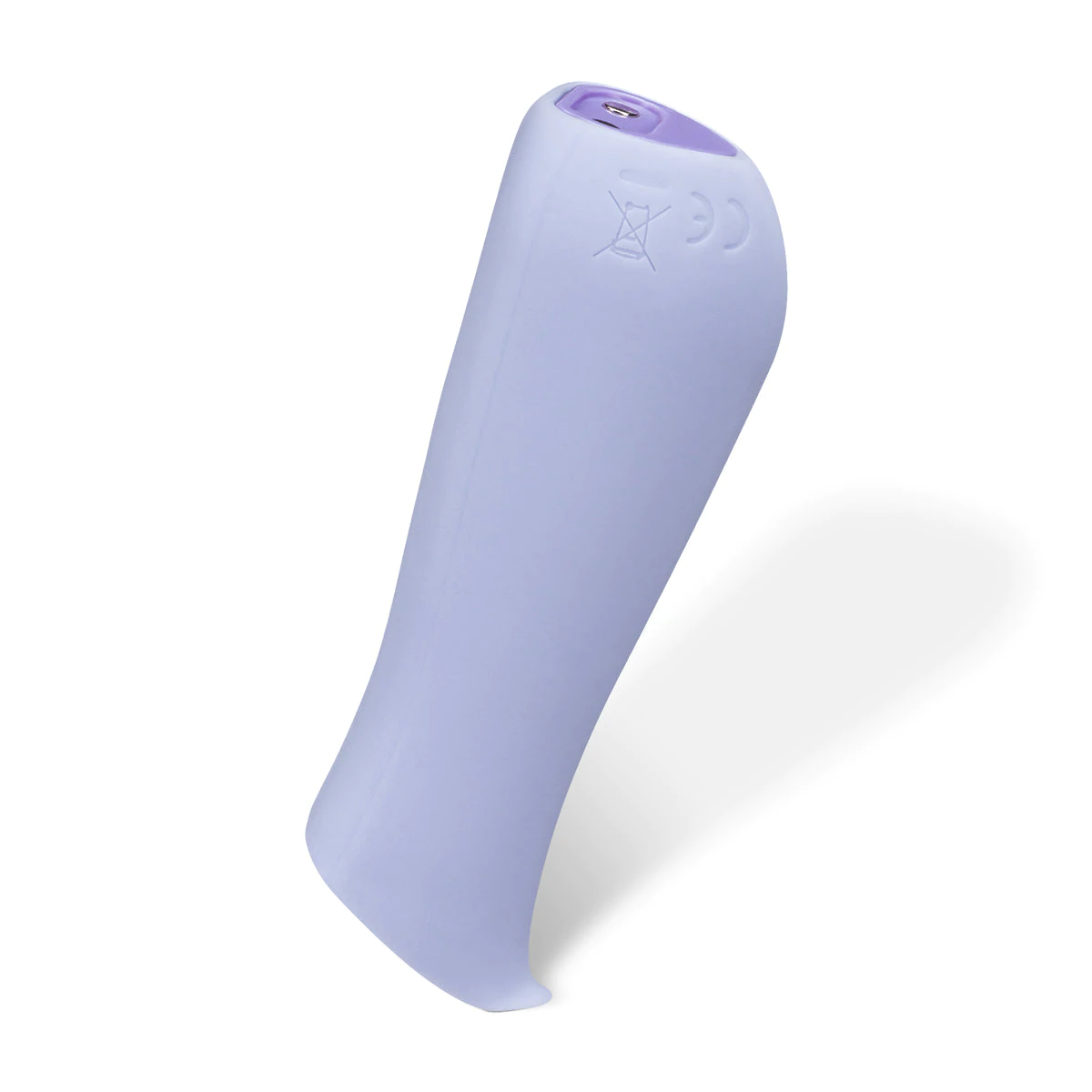 Dame Kip lavender clitoral vibrator with lipstick-inspired shape