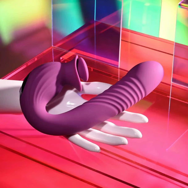 Evolved Deep Ecstasy Thrusting & Rotating Clitoral Vibrator