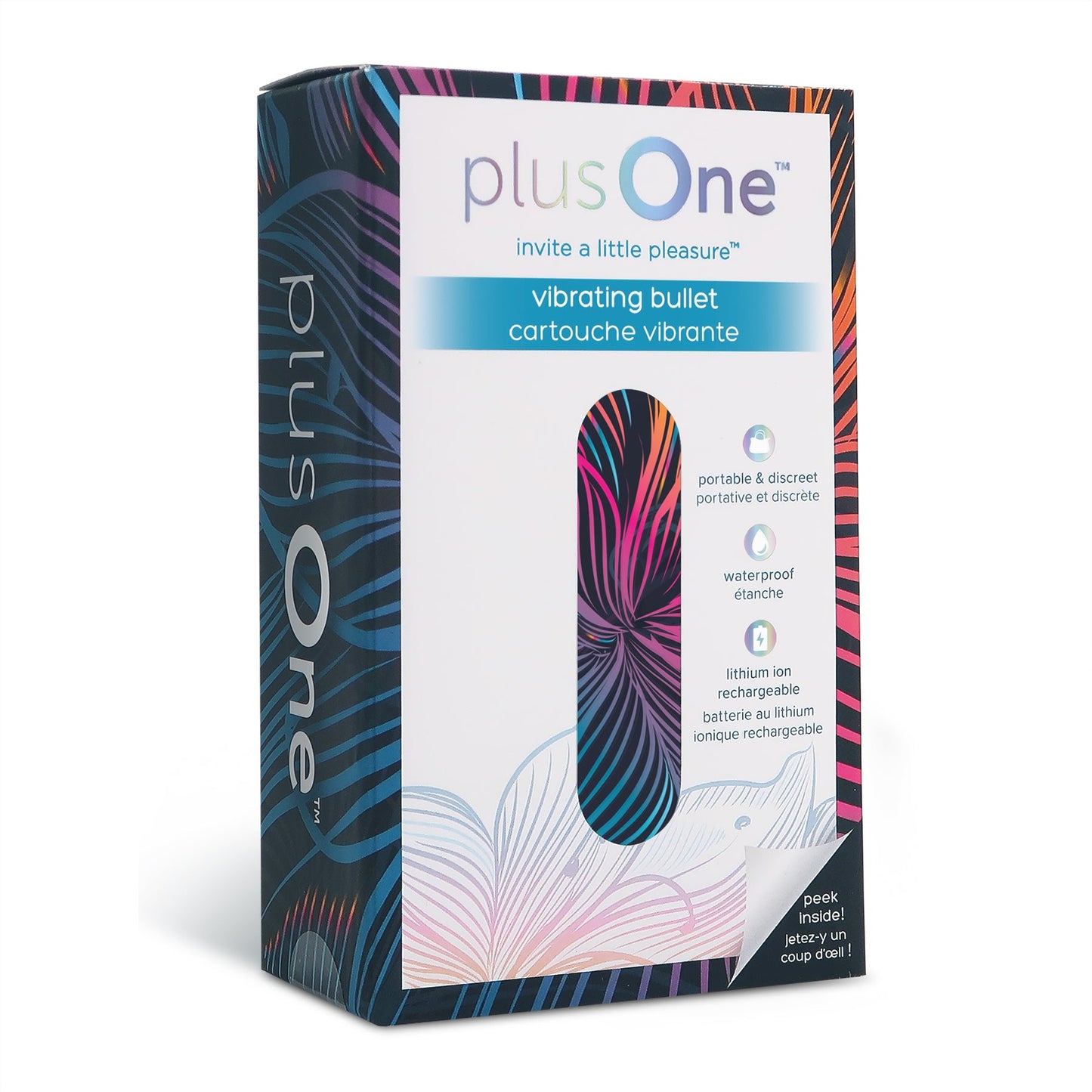 PlusOne vibrating bullet – mini clitoral vibrator with 10 vibration modes