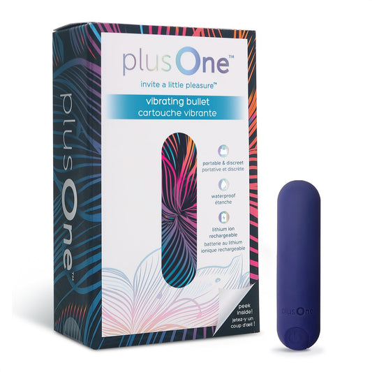 Quiet waterproof bullet vibrator for beginners – PlusOne pocket-size stimulator