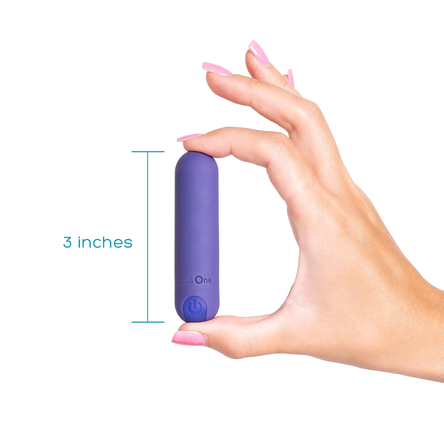 Quiet waterproof bullet vibrator for beginners – PlusOne pocket-size stimulator