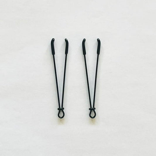 Black Wire-Style Adjustable Nipple Clamps – Minimalist BDSM Tweezer Clips