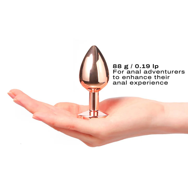 Dorcel Diamond Anal Plug – Black/ Gold - Medium