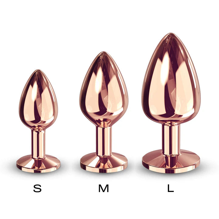 Dorcel Diamond Anal Plug – Black/ Gold - Medium