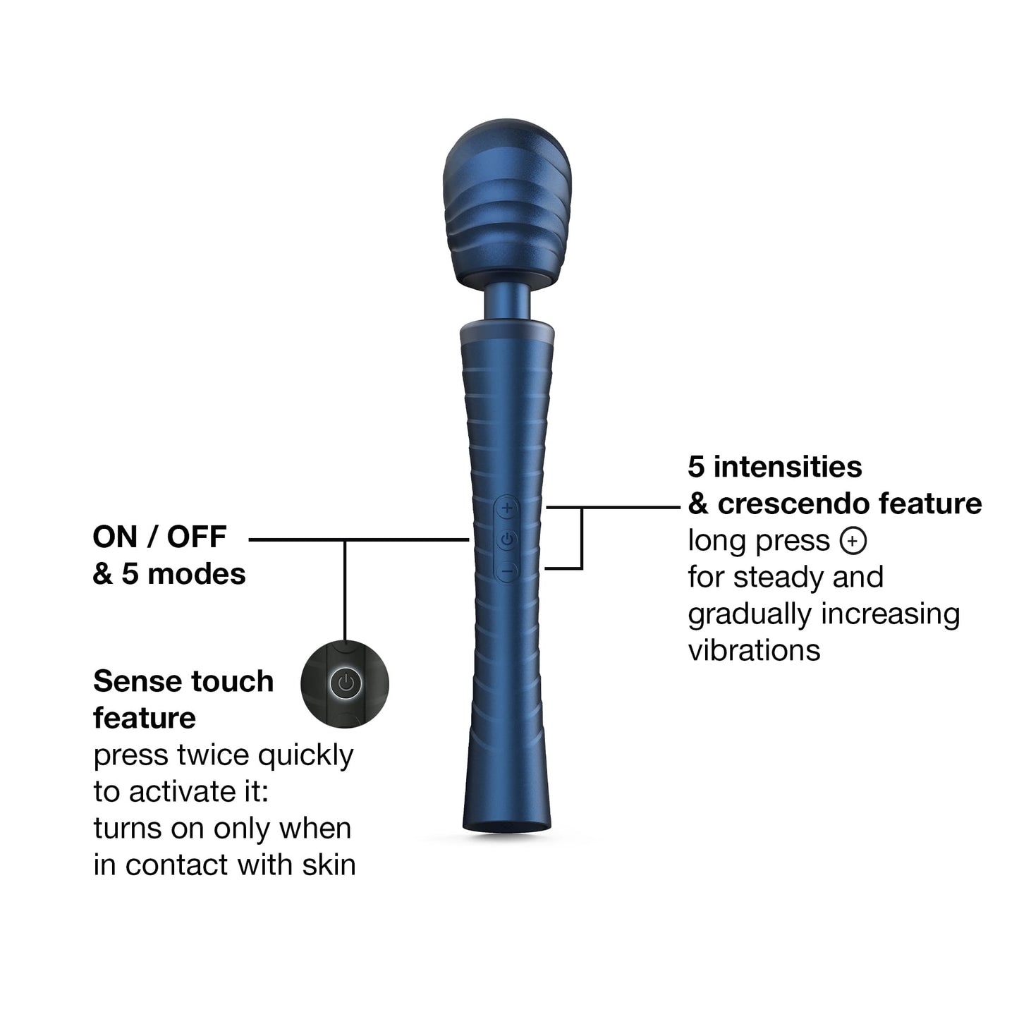 MAN.WAND Edgy Stellar Vibrating Wand