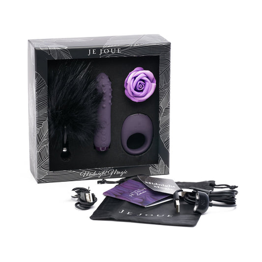 Je Joue Midnight Magic Luxury Gift Set – Vibrator & Sensory Toy Kit for Couples