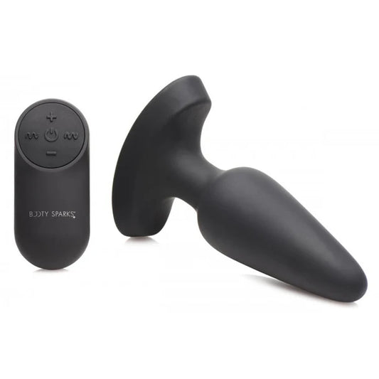 Booty Sparks Laser Heart Medium Anal Plug with Remote Control