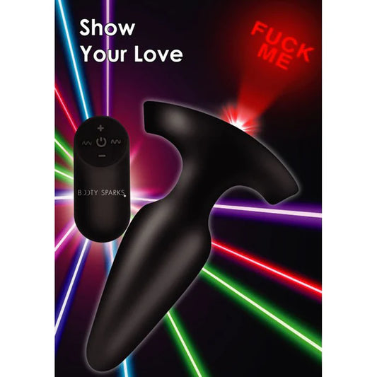Laser Fuck Me Medium Anal Plug with Remote Control