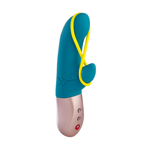 Fun Factory Amorino Rabbit Vibrator with removable clitoral band – dual stimulation for clit, labia and G-spot