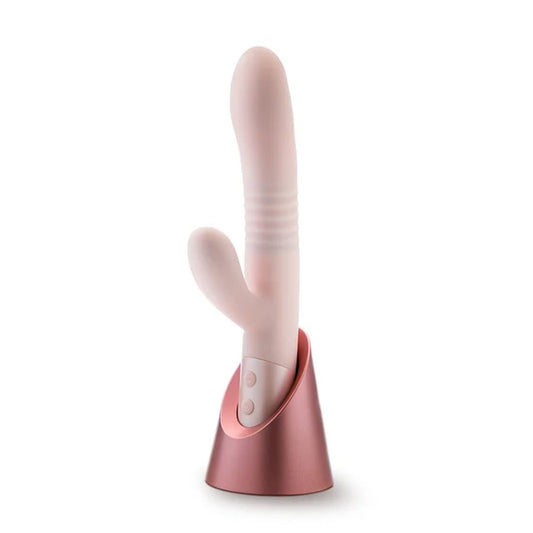 Blush Fraya Thrusting Rabbit Vibrator