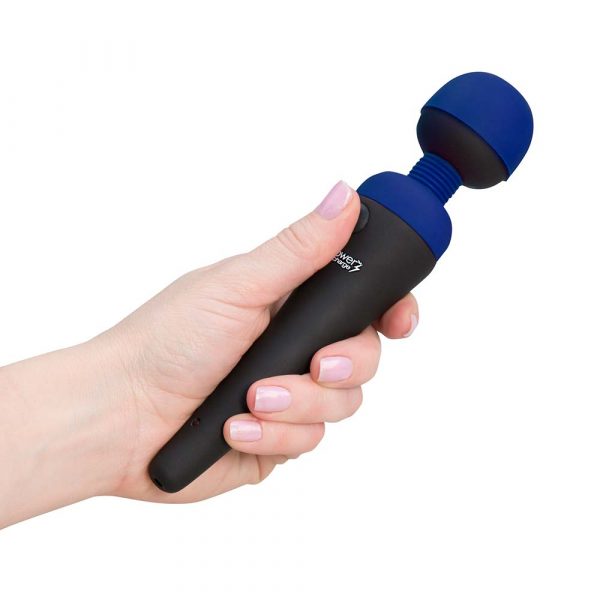 BMS Factory Palm Power Rechargeable Massager - Blue