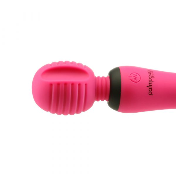PalmPower Groove wand showing power button and USB port