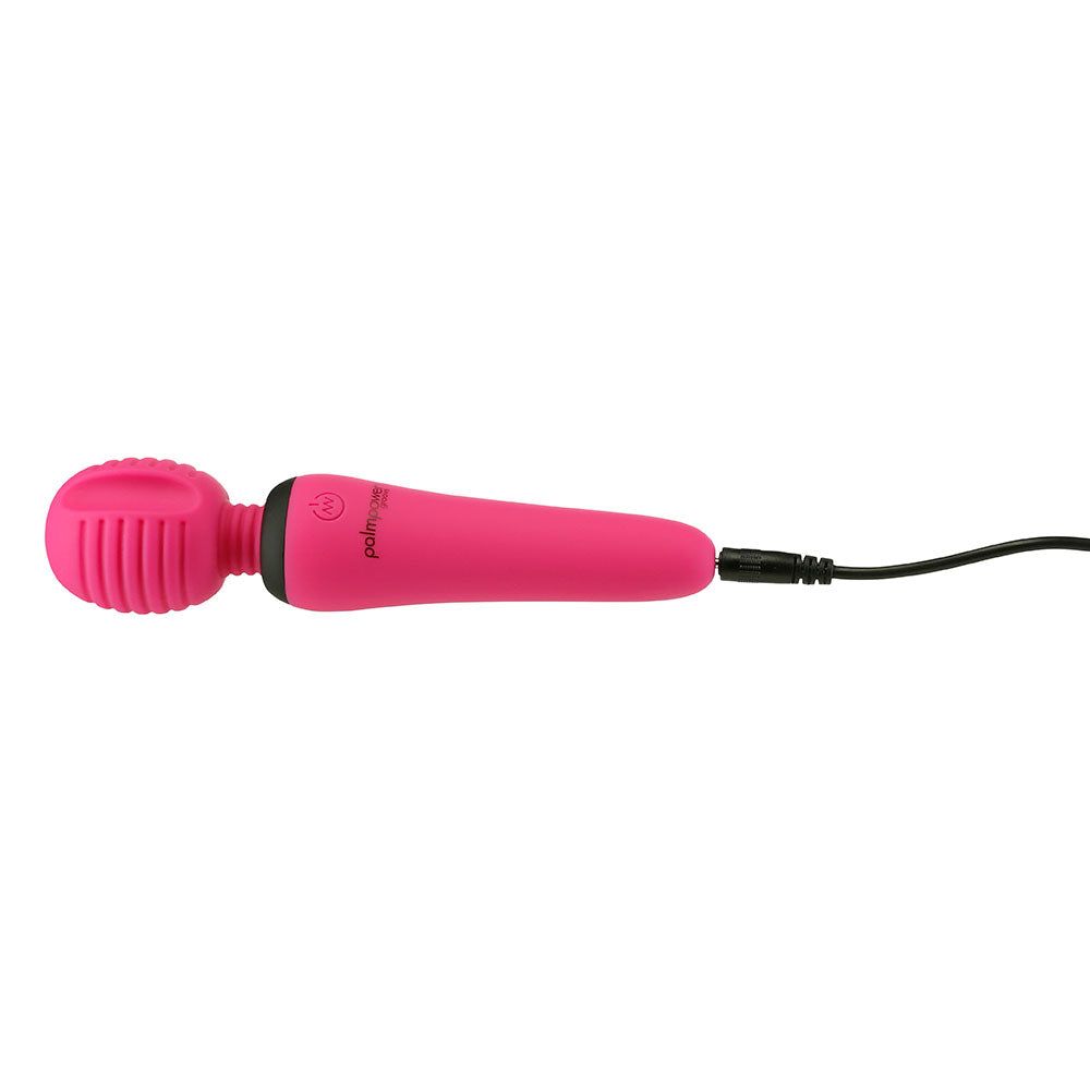 Travel-friendly wand vibrator with PowerBullet motor