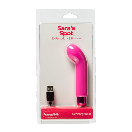 BMS Sara’s Spot 4" Bullet – Compact G-Spot Vibrator with Curved Silicone Sleeve