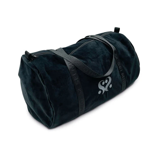 SEI MIO Velvet Duffle Bag