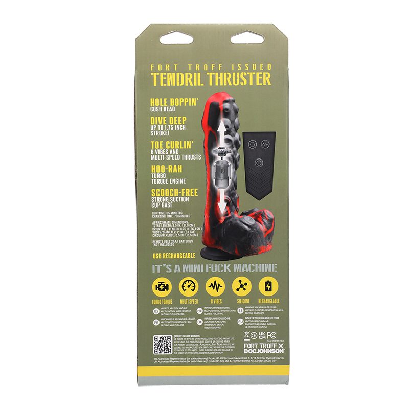 Doc Johnson Fort Troff Tendril Thruster Fuck Machine - Various Colors