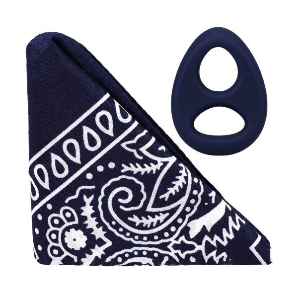 Doc Johnson The Code Silicone C-Ring with Bandana