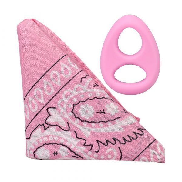 Doc Johnson The Code Silicone C-Ring with Bandana
