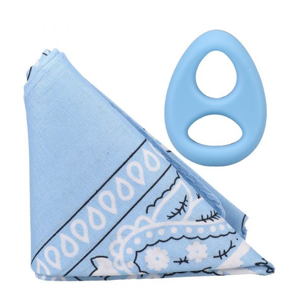 Doc Johnson The Code Silicone C-Ring with Bandana