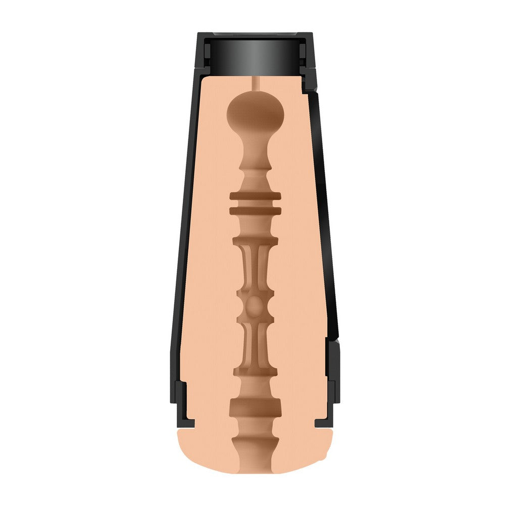 Doc Johnson Main Squeeze Kenzie Anne ULTRASKYN Masturbator – Molded stroker with pressure plate and twistable suction control
