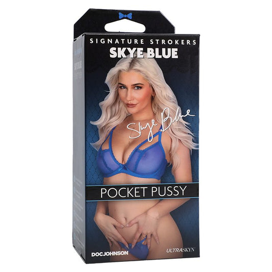 Doc Johnson Skye Blue UltraSkyn Pocket Pussy